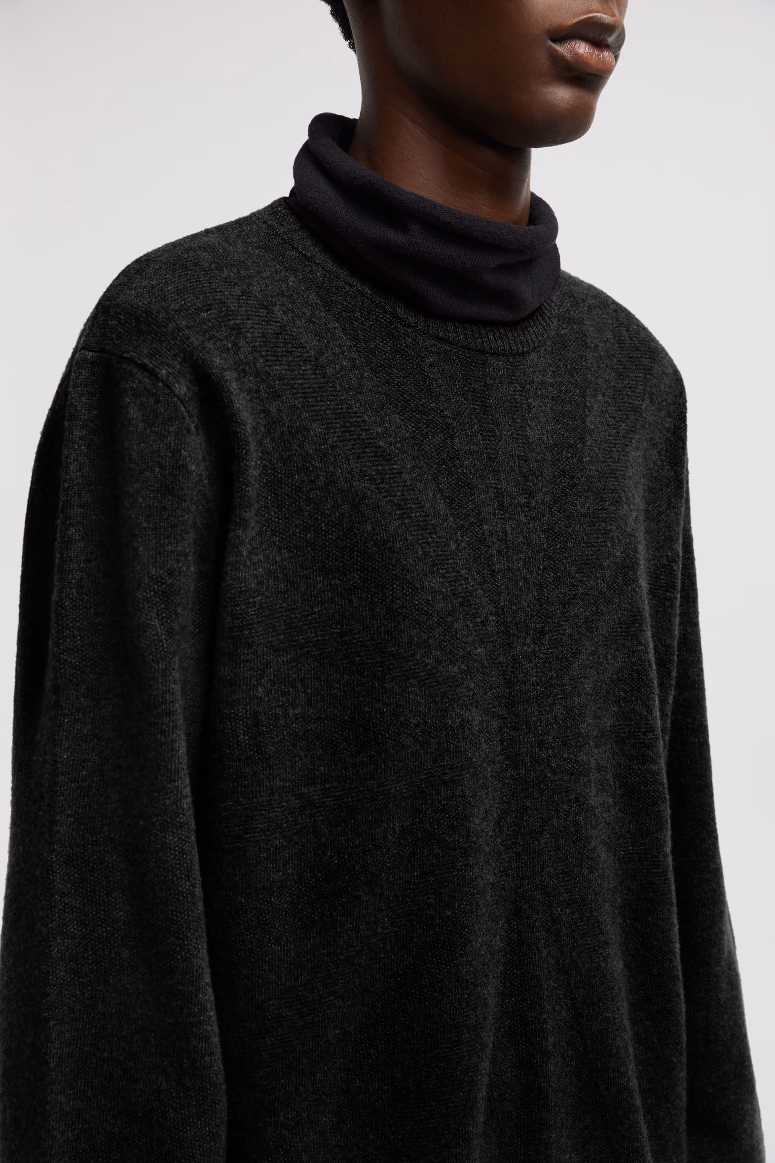 Moncler + Rick Owens Wool & Cashmere Sweater Men Black Moncler 6